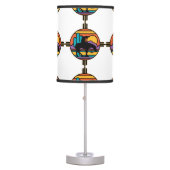 End of the Trail Native American Indian Table Lamp (Front)