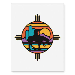End of the Trail Native American Indian Temporary Tattoos