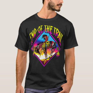 End Of The Trail Retro Native American T-Shirt