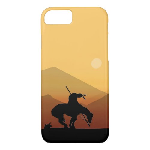 End of the Trail Silhouette IPhone Case