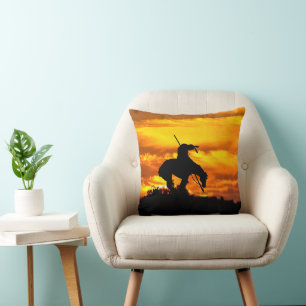 End of the Trail Throw Pillow