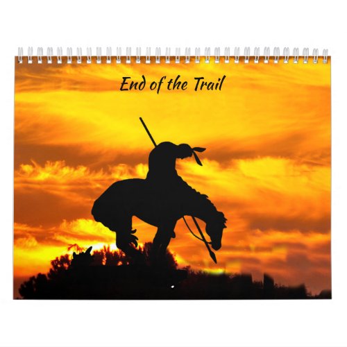 End of the Trail Twelve Month Calendar