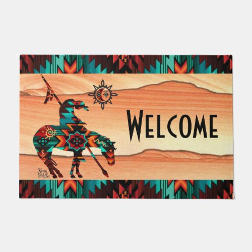  End Of The Trail Welcome Doormat