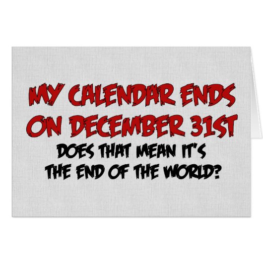 End Of The World (Front Horizontal)