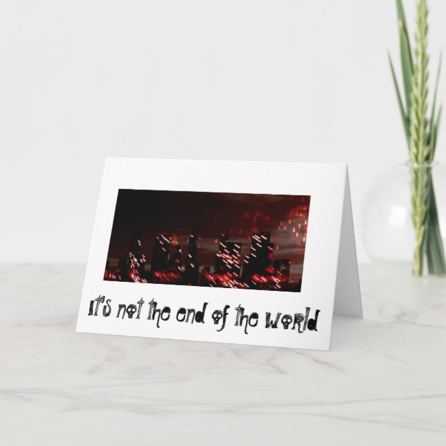 End of the world (Agency Greetings) Card (Front)