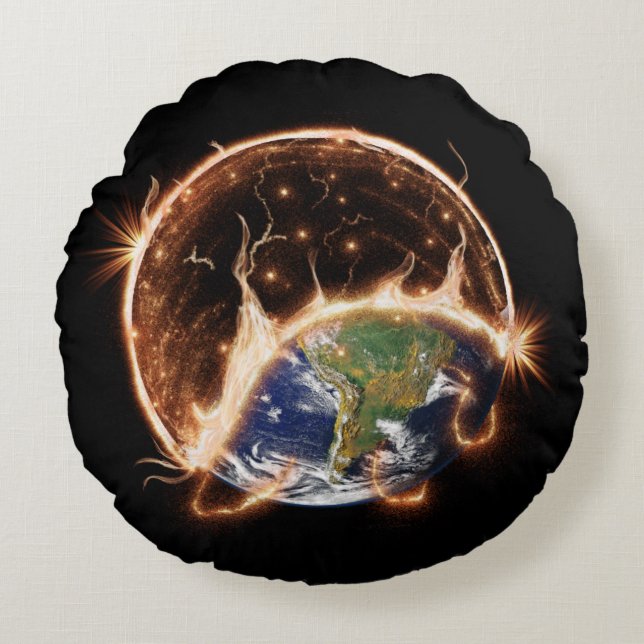 End of the world round pillow. round pillow (Front)
