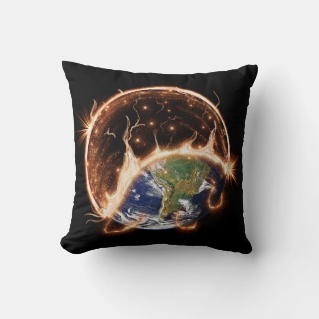 End of the world throw pillow. throw pillow (Front)