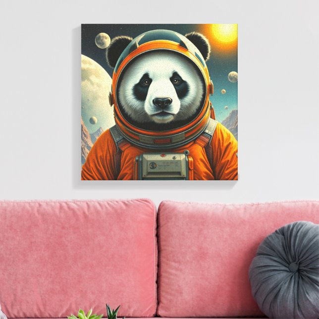 END OF THE WORLDS-GIANT PANDA CANVAS PRINT (Insitu(LivingRoom))