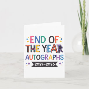 End Of The Year Autographs 2025-2026 Last Day Of S Card