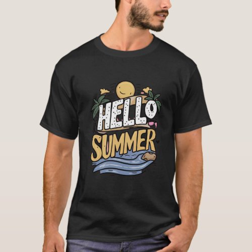 End of the year for teacher hello summer vacation T_Shirt