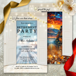 End of the Year Holidays Retirement Party Invitation