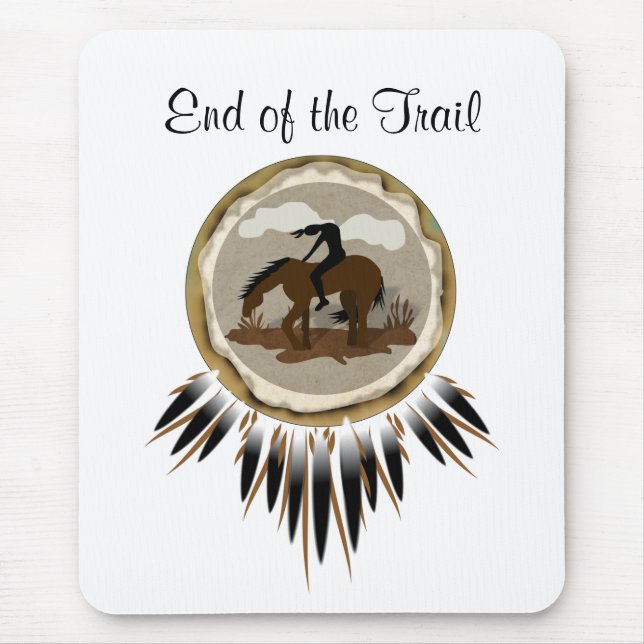 End of Trail, End of the Trail Mouse Pad (Front)
