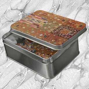 End of Wall, Stoclet Frieze by Gustav Klimt Jigsaw Puzzle
