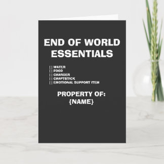 End of World Card