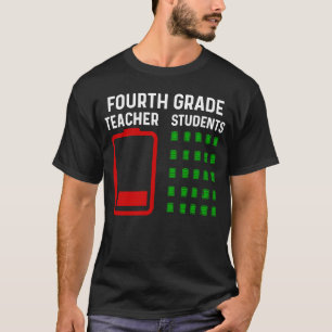 End Of Year Teacher  4th Grade Goodbye Teacher Bat T-Shirt