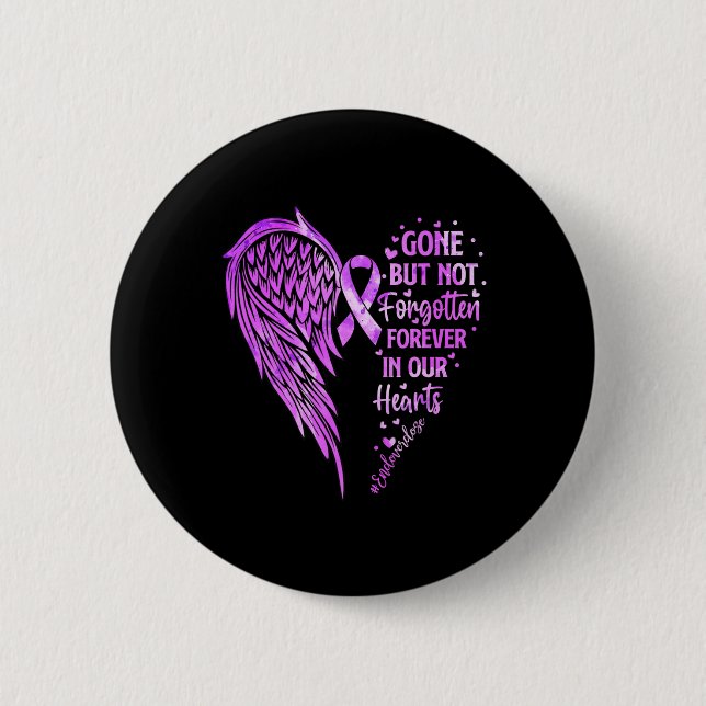 End Overdose  Loved One Memorial Overdose Awarenes Button (Front)