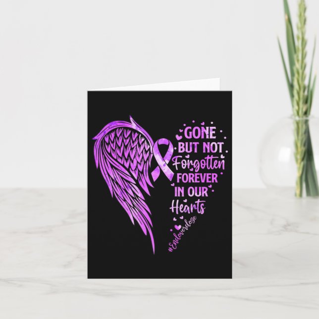 End Overdose Loved One Memorial Overdose Awareness Card (Front)