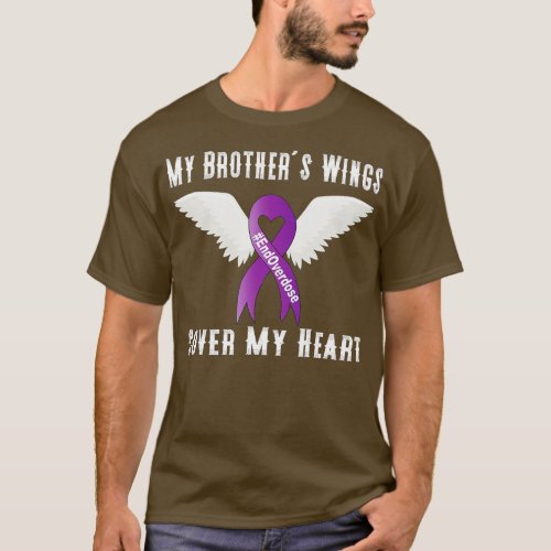 End Overdose My Brothers Wings Cover My Heart  T_Shirt
