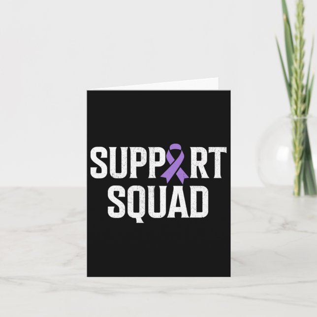 End Overdose Support Squad Overdose Awareness 1  Card (Front)