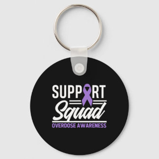 End Overdose Support Squad Overdose Awareness 1 Keychain