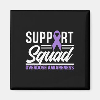 End Overdose Support Squad Overdose Awareness 1 Magnet