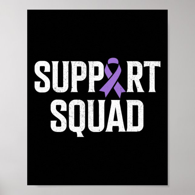 End Overdose Support Squad Overdose Awareness 1  Poster (Front)