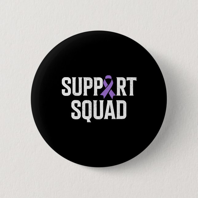 End Overdose Support Squad Overdose Awareness  Button (Front)