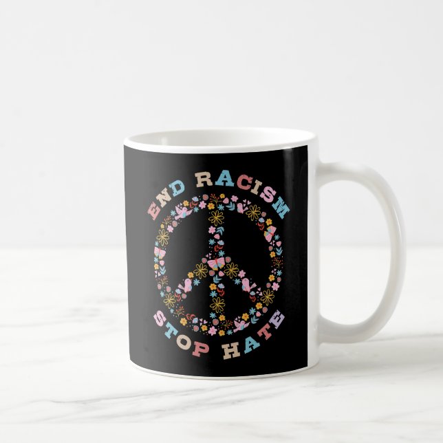 End Racism Stop Hate Coffee Mug (Right)