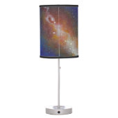End Table Lamp, Galaxy, Space, red, Blue, Purple Lamp (Back)