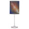 End Table Lamp, Galaxy, Space, red, Blue, Purple