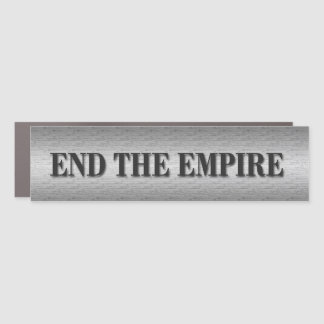 End The Empire Car Magnet