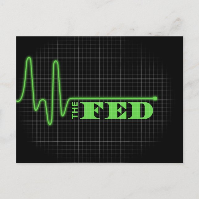 End the Fed Flat lined Postcard (Front)