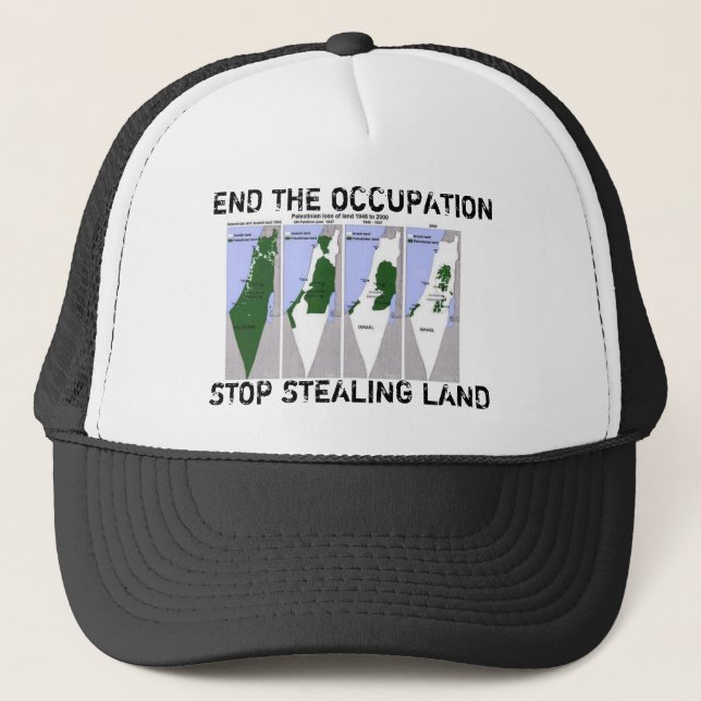 End the Occupation Trucker Hat (Front)