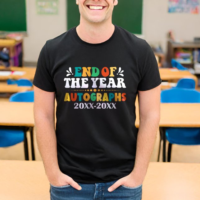 End The Of The Year Autographs Personalized T-Shirt (Creator Uploaded)