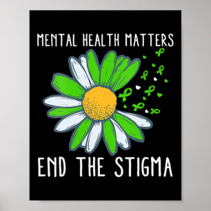 End The Stigma Mental Health Awareness Poster