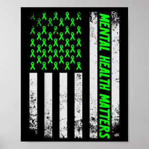 End The Stigma Mental Health S Mental Awareness Gi Poster