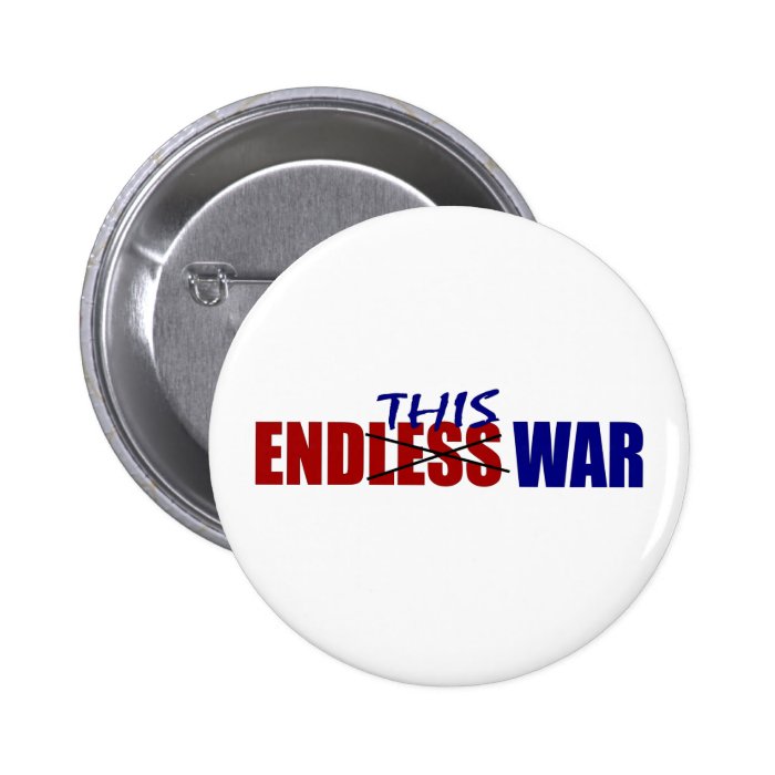 End This War Pinback Button