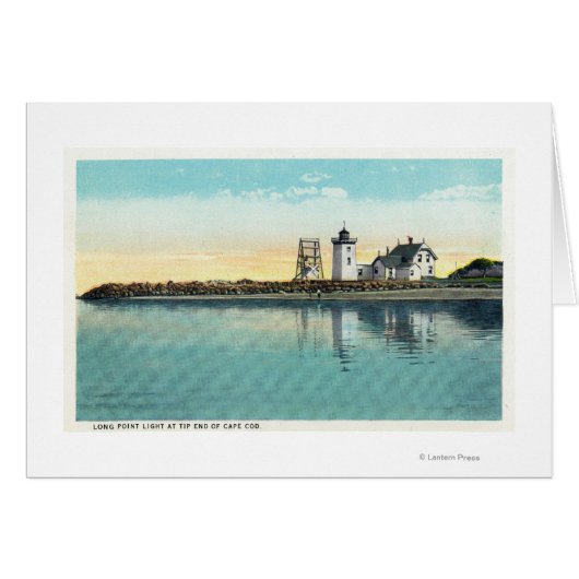 End Tip of Cape Cod View of Long Point Cards (Front Horizontal)