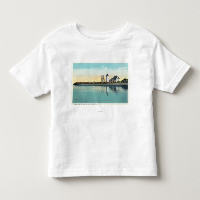 End Tip of Cape Cod View of Long Point Toddler T-shirt (Front)