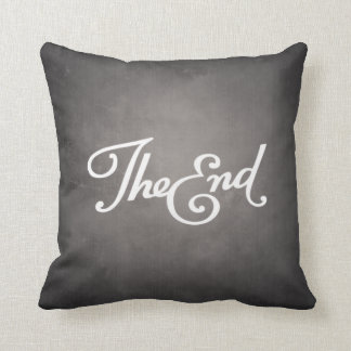 End Title Throw Pillow