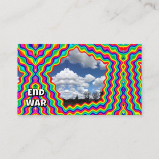 End War (you may change the words) Business Card