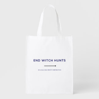 End Witch Hunts Grocery Bag