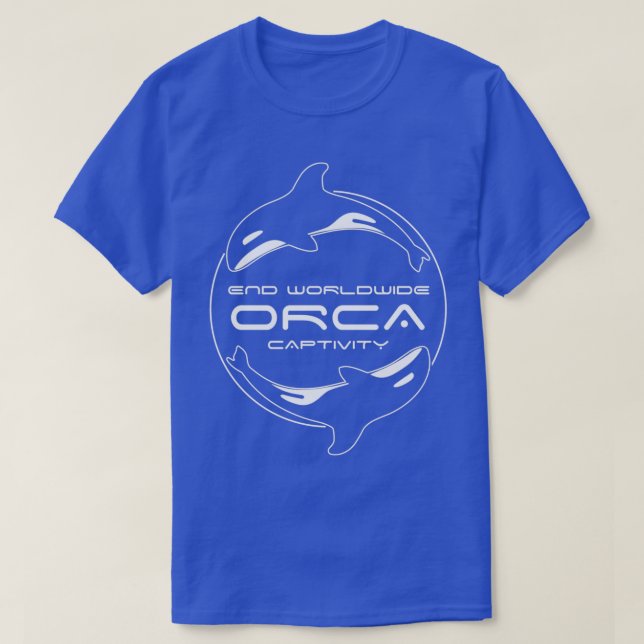 End Worldwide Orca Captivity T-Shirt (Design Front)