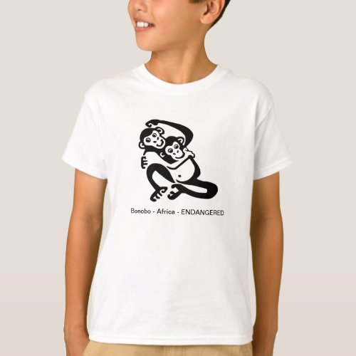 Endangered animal _ Cool  _Bonobo_ T_Shirt