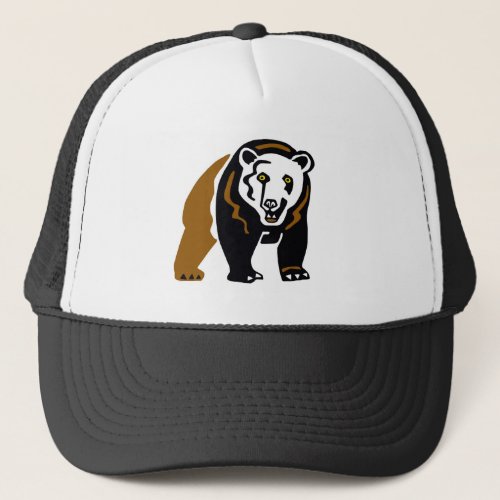 Endangered animal _ Cool GRIZZLY  bear _ Trucker Hat