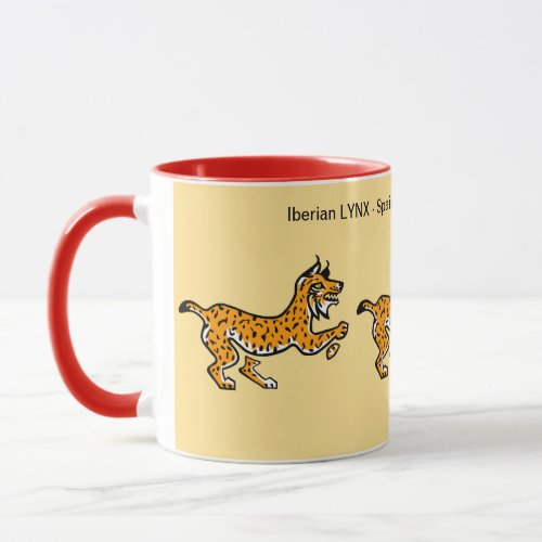 Endangered animal _  Iberian LYNX _Wildlife _  Mug