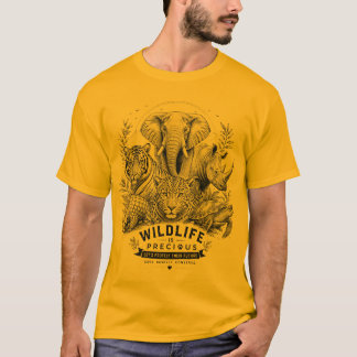 Endangered Animals Conservation T-Shirt