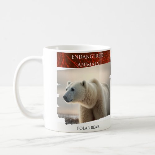 Endangered Animals _ Polar Bear Coffee Mug