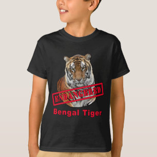 Endangered Bengal Tiger Products T-Shirt