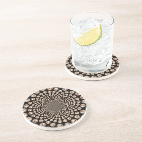 Endangered Cheetah Tear Marks Drink Coaster